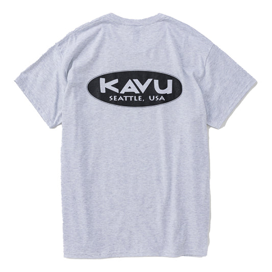 カブー メンズ オーバルロゴ ポケット Tシャツ