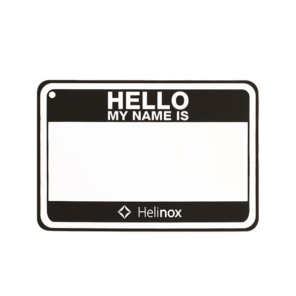 ヘリノックス Hello my name is パッチ